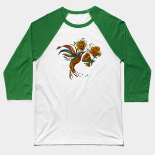 Colibri (hummingbird) flower theme Baseball T-Shirt